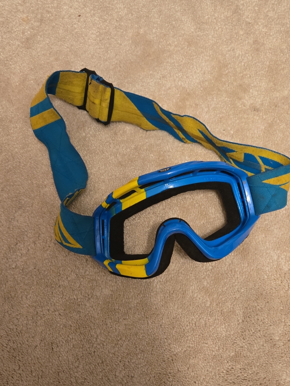 Fly Racing Dirtbike Goggles Frame And Strap Only No Lenses